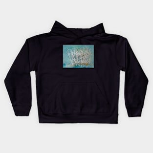 Beautiful and delicate nature scene design Kids Hoodie